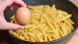 Add eggs to pasta! The fastest and most delicious recipe.