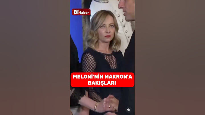 Meloni'nin Macron'a Bakışları Tekrar Gündem Oldu! #shorts