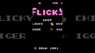 Flicky - Startup Screen - Sega Genesis Saturday #segagenesis