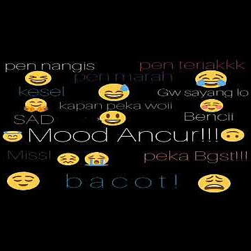 Video story WA mood ancur 😂😂