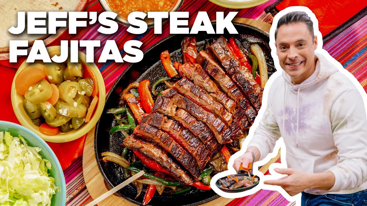 How to Make Skirt Steak Fajitas with Jeff Mauro | The Kitchen | Food Network