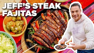 How to Make Skirt Steak Fajitas with Jeff Mauro | The Kitchen | Food Network