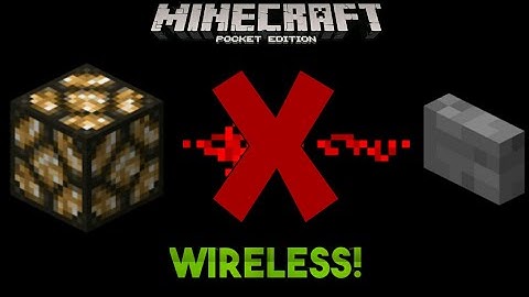 MCPE Tutorials | Wireless Lamp Using Command Block