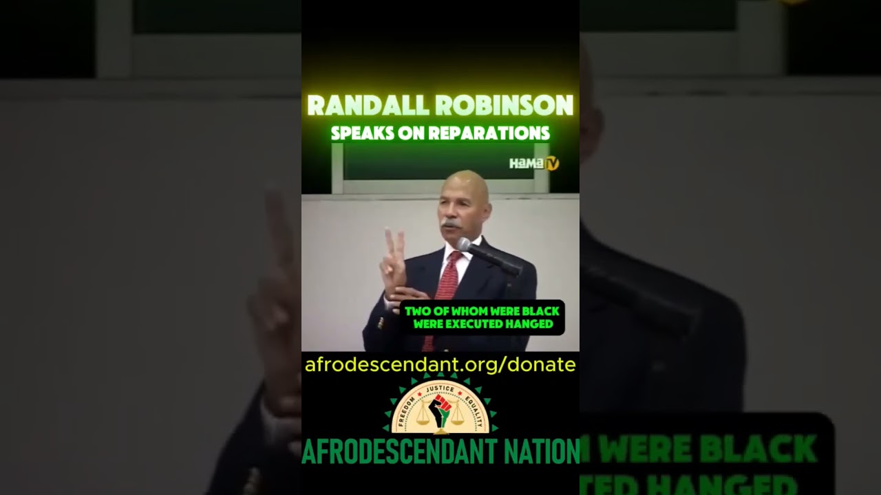 Randall Robinson On Reparations 