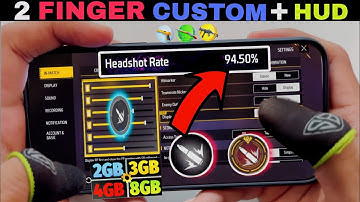 2 finger custom hud free fire code | 2 finger custom hud code