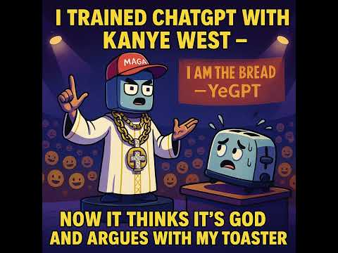 I Trained ChatGPT with Kanye West – Now It Thinks It’s God and Argues with My Toaster