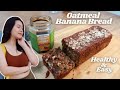 Healthy Oatmeal Banana Bread | NO SUGAR!