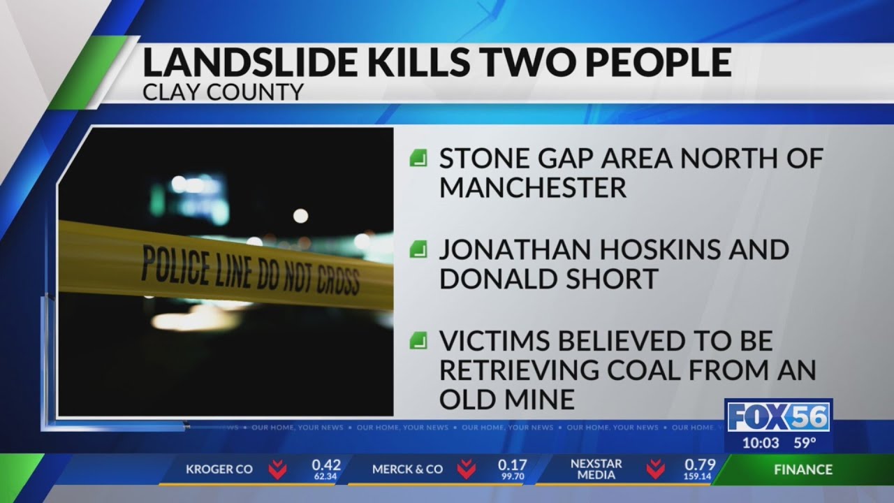 2 killed in landslide at old Clay County mine identified - YouTube