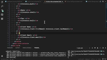 Creating Invoice list in Angular7 - Part 6 - Display Invoice Details to the Material Card