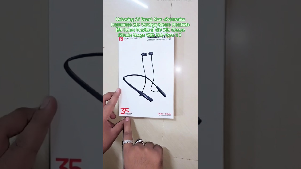 Portronics Harmonics Z10 Wireless Stereo  Headset 