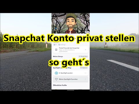 Snapchat Profil privat stellen Snapchat Konto auf privat ändern umstellen