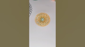 Turning a $1 Spirograph into a Viral Masterpiece  #spirograph #asmr #calm #usa #shorts #satisfying