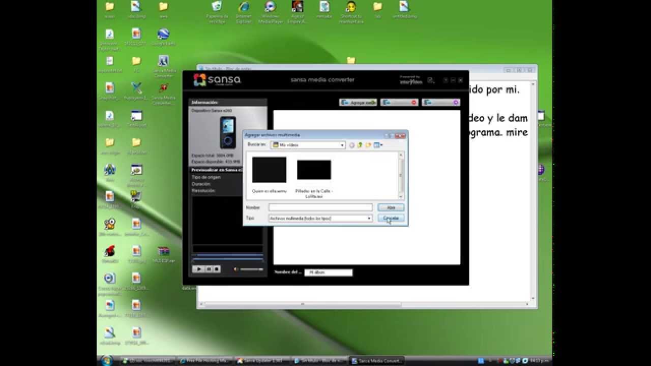 sansa media converter