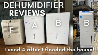 Dehumidifier Review - A perk of flooding the house, I am now familiar with dehumidifiers!