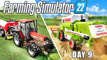 I Spent 24 Hours On A Flat Map With $0... 🚜 Ep. 9 👉 Farming Simulator 2022