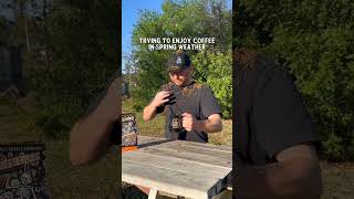 pollen wont keep me from my coffee