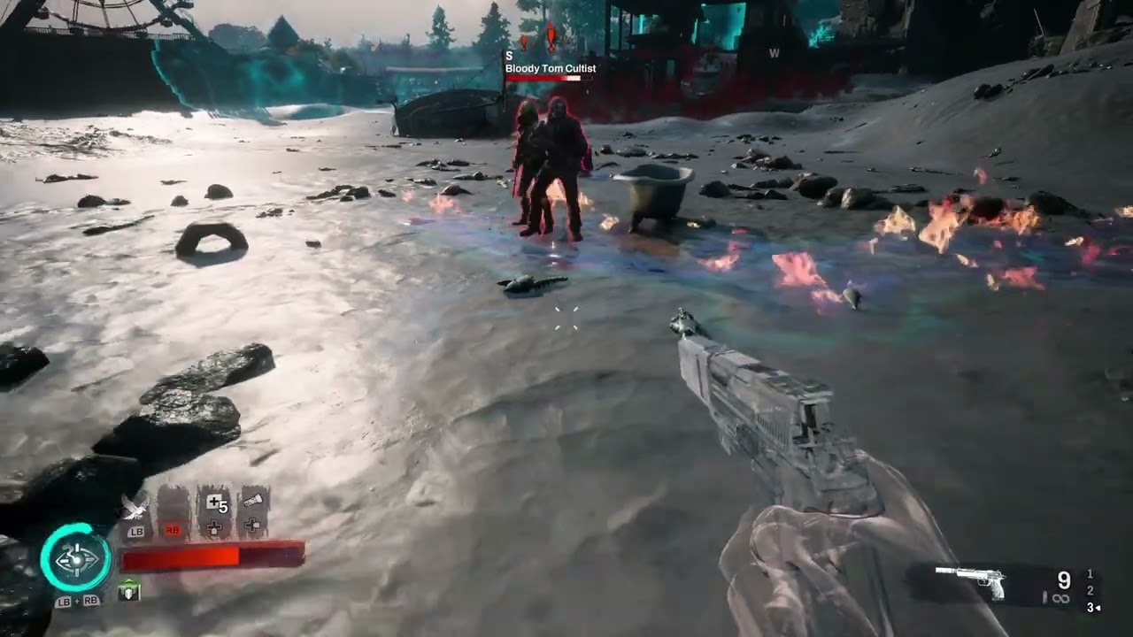 Redfall - Burning Bloody Tom Cultists