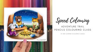 Speed Colouring: Pencils Adventure Trail Class