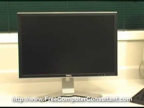 Dell 24" Widescreen Monitor Review - YouTube