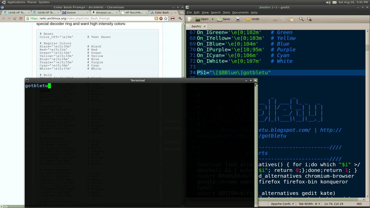 Pimp The Terminal Bash Prompts Part 2 - Ubuntu 10.10 - YouTube