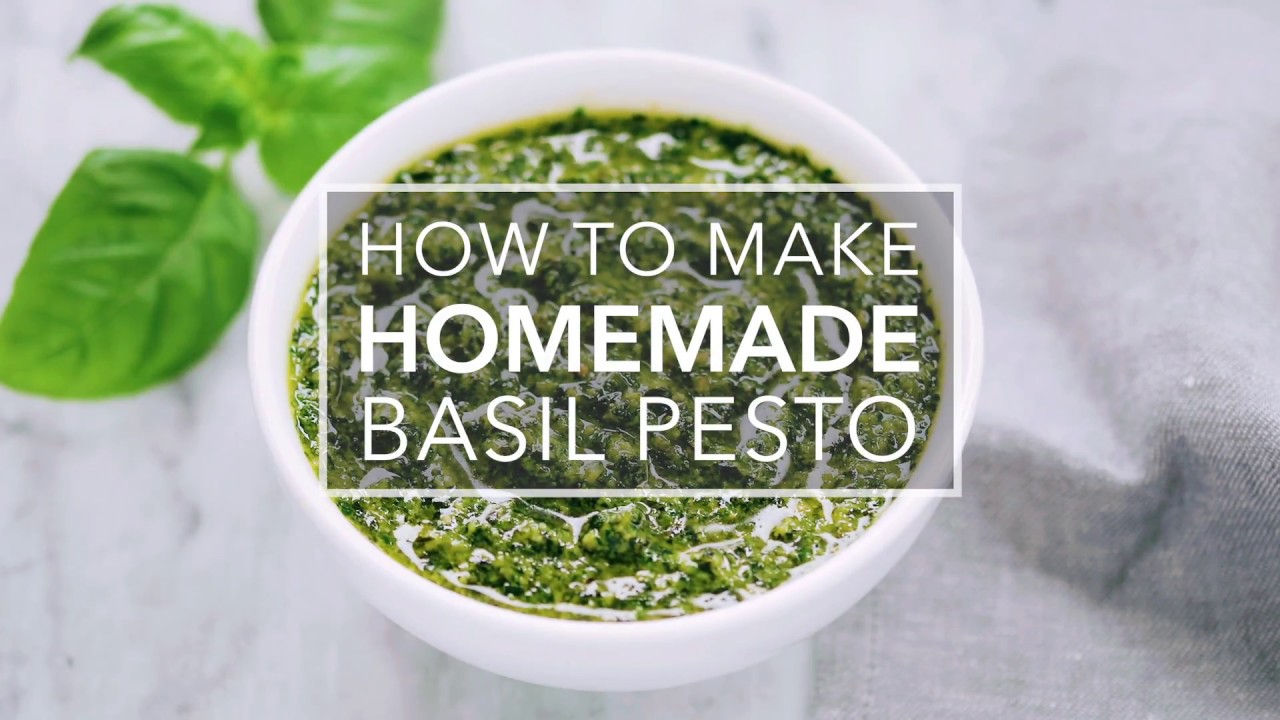 How to Make Basil Pesto - YouTube