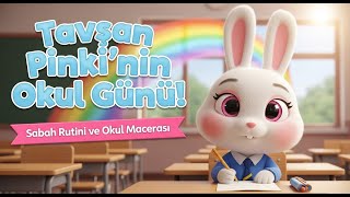 Tavşan Pinkinin Okul Günü Sabah Rutini Ve Okul Macerası Eğitici Çocuk Şarkısı