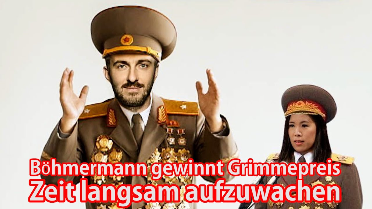 Böhmermann bekommt Grimmepreis ~ Zeit langsam aufzuwachen