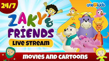 🔴24/7 Live Zaky & Friends Movies & Cartoons 🔴