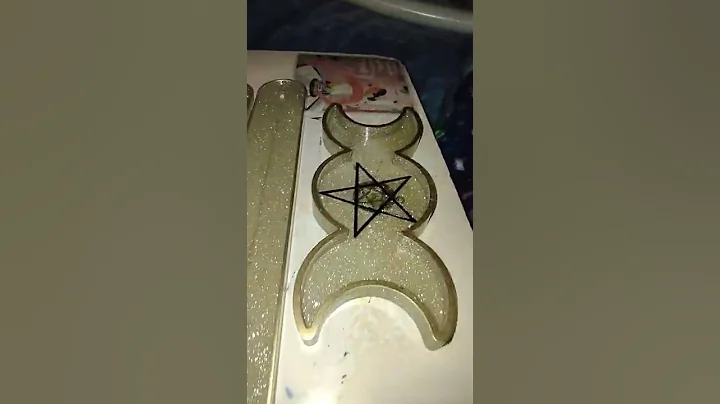 Epoxy Resin Incense Burners . #glitter #art #foryoupage