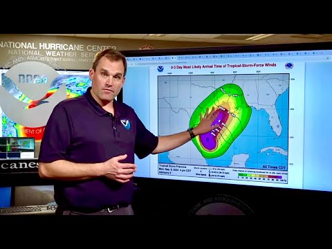 Afternoon update on Tropical Storm Francine from the NHC in Miami, FL (September 9 , 2024)