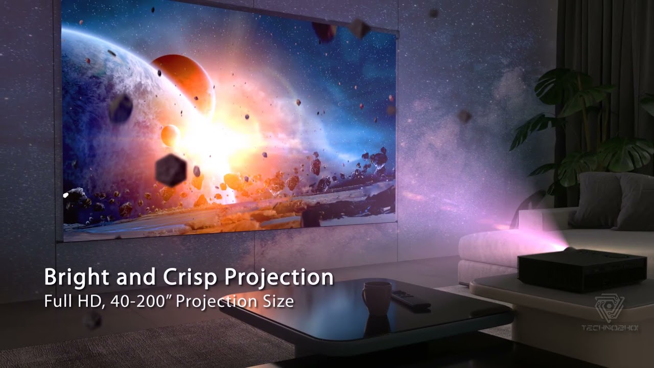 3000lumens LED projector for home and business use H1 Projector ASUS Projector First Look