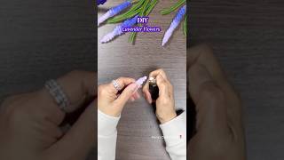 The Easiest Way To Make DIY Chenille Stem Lavender/Handmade Pipe Cleaner Flower #craft #short #diy