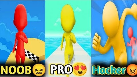 Fun Race 3d Game - NOOB VS PRO VS HACKER