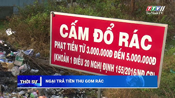 Ngại trả tiền thu gom rác | VÌ VĂN MINH CUỘC SỐNG | TayNinhTV