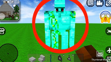 how to summon diamond golem in mini block craft