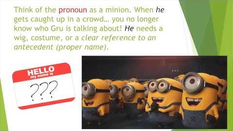 Vague Pronoun References