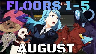 【JJKPP】 AUGUST LIMITED TIME ILLUSORY TOWER FLOORS 1 2 3 4 5 F2P TEAMS