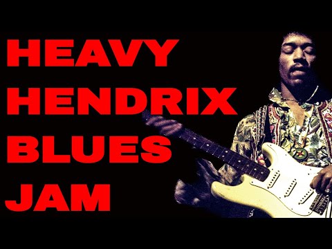 Heavy Hendrix Blues Jam | Guitar Backing Track in F#m