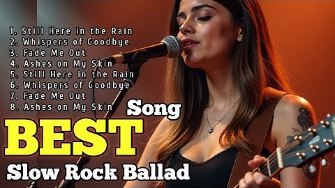 SLOW ROCK BALLAD - Whispers of Goodbye || Top Rock Ballad || OFFICIAL MUSIC VIDEO