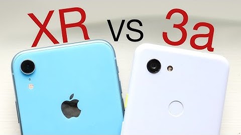 Google Pixel 3a Vs iPhone XR! (Comparison) (Review)