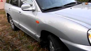 Белый повторитель поворота Hyundai Santa Fe Classic Белый повторитель поворота Hyundai Santa Fe Classic