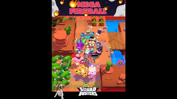 mega fireball Ability in squad Busters #supercell #squadbusters #brawlstars #india #gaming #squad