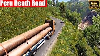 Scania drive through dangerous roads of Peru | ETS 2 1.49 | Logitech G29