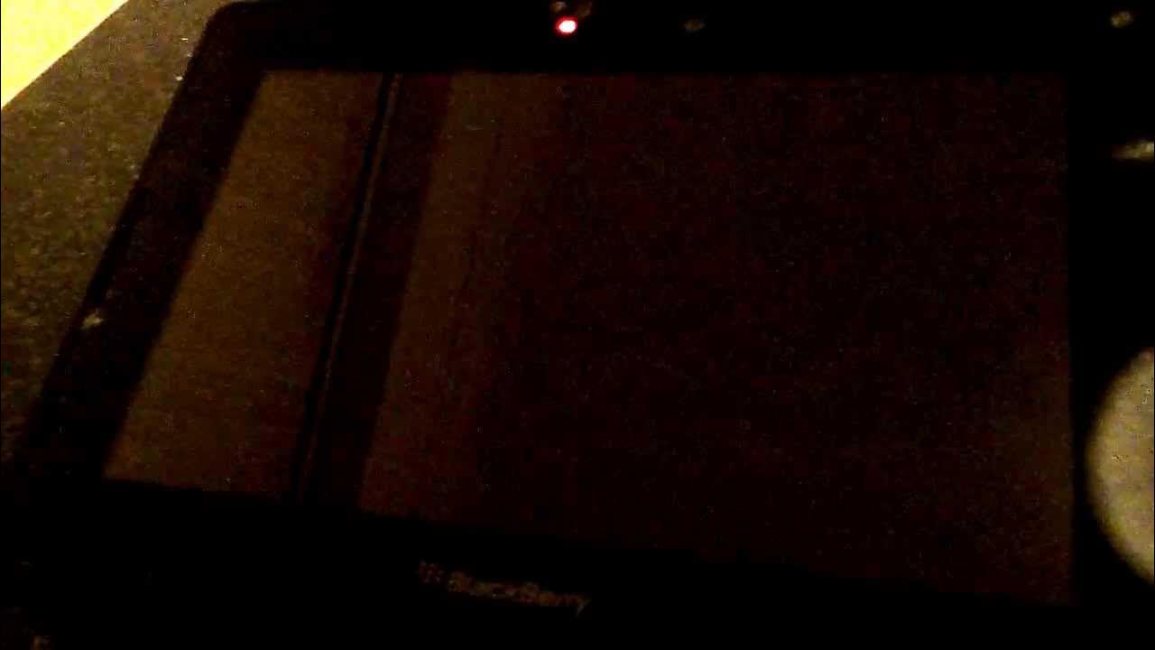 My Blackberry playbook tablet wont charge or turn on YouTube