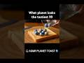 ASMR Planets Spread on Toast 🌎 #asmr #relaxing #bread  #ai #satisfying #toast