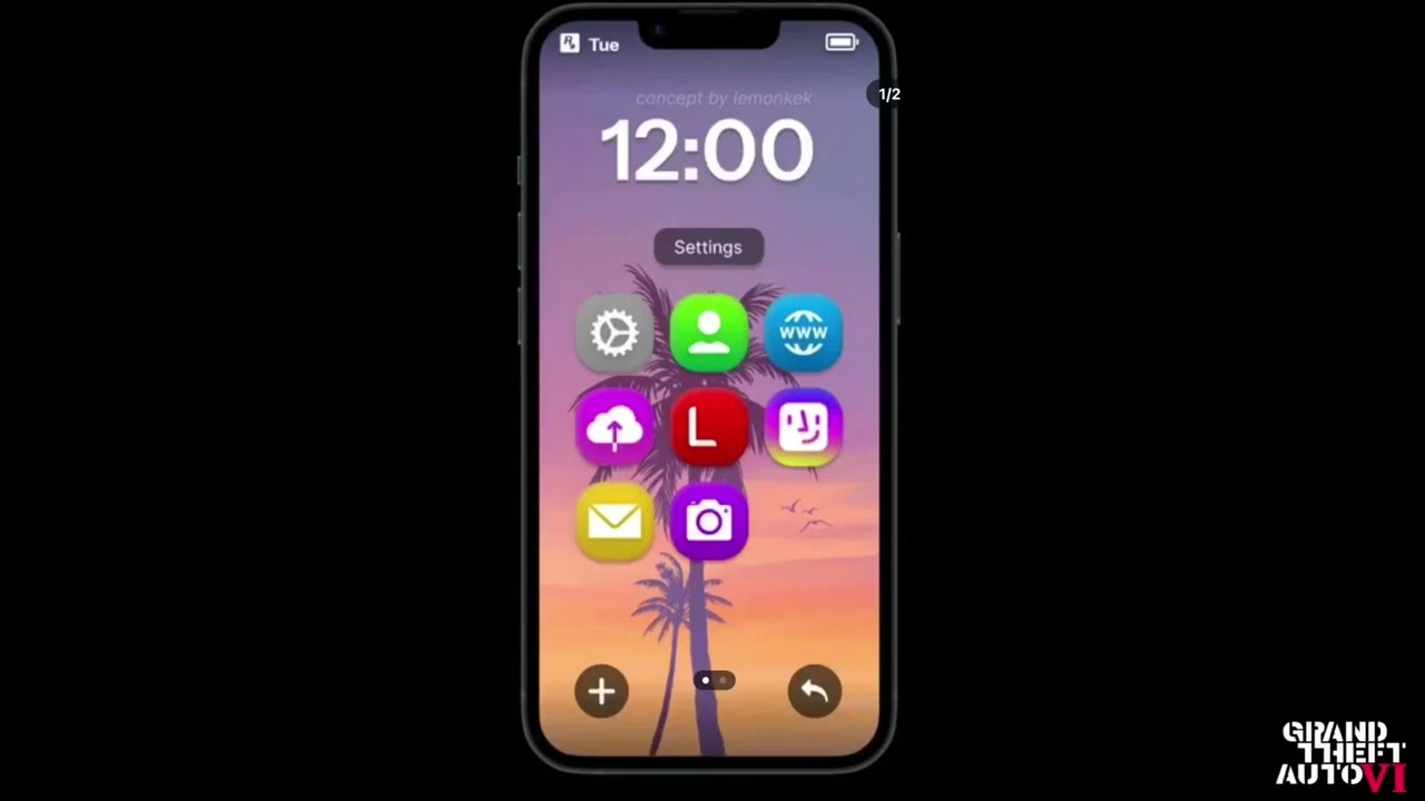 GTA: VI® | iFruit 13/14 Concept and Design Process | iPhone 13/14 Parody | Via: lemonkek/GTA6 Reddit