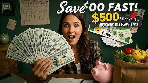 10 Easy Ways to Save $500 Fast | Simple Budget Tips That Actually Work!