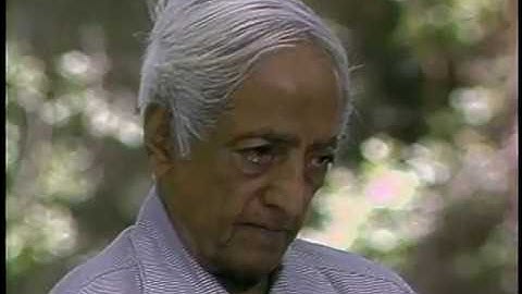On fears and escapes | J. Krishnamurti