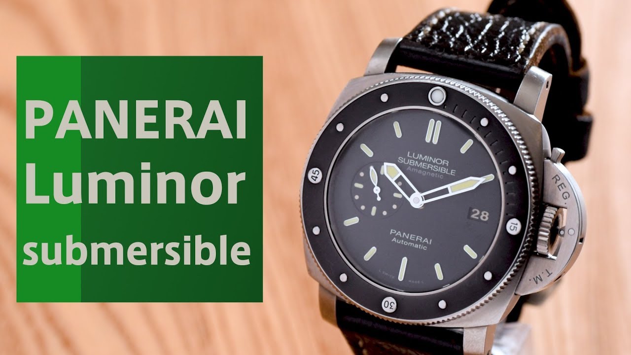 Panerai Luminor submersible PAM00389 Titan Diver