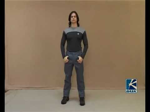 Теплые модные штаны Баск URBAN MP в стиле softshell denim.